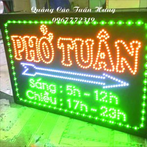 biển led f5 cắm bóng