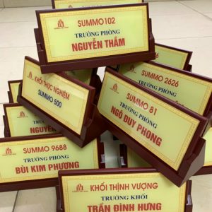 Biển chức danh đẹp